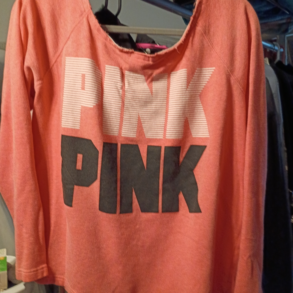 PINK Victoria's Secret Coral Sweatshirt